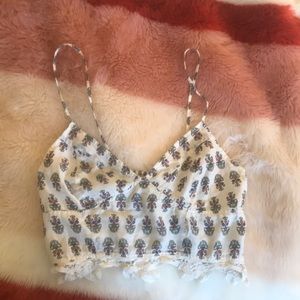 Free people M crop top